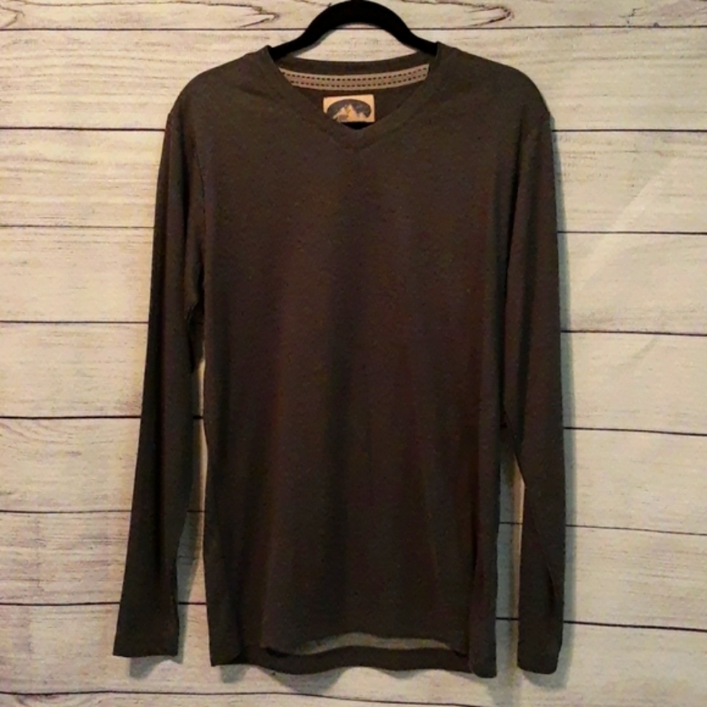 Grizzly Mountain Long Sleeve V-Neck Pullover Sweater Men’s M - Picture 1 of 8